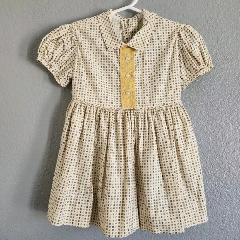 Vintage Girls Fall Dress 2T